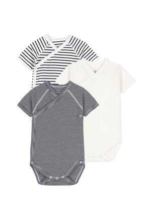 Petit Bateau SHORT SLEEVE 3 PACK SET - Body - navy white