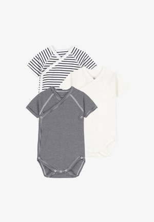 Petit Bateau SHORT SLEEVE 3 PACK SET - Body - navy white