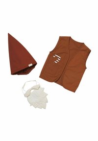 Fabelab UP CHRISTMAS ELF SET - LITTLE SANTA - Mütze - natural