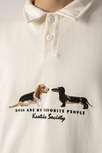 Kaotiko CREW PUPPIES UNISEX - Pólóing - beige
