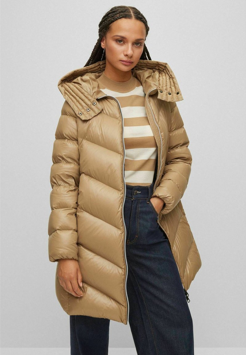 BOSS PETRANA Down coat safran/yellow Zalando.co.uk