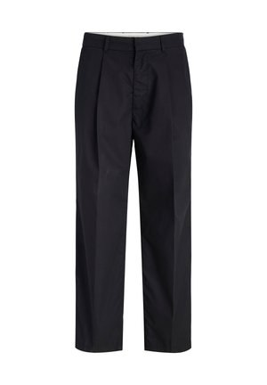 Jack & Jones, JPSTBILL ROE PLEATED CHINO - Stoffhose - black beauty