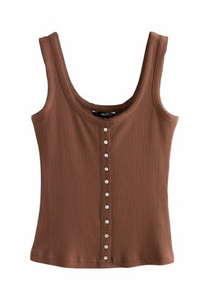 REGULAR FIT  - Top - chocolate brown