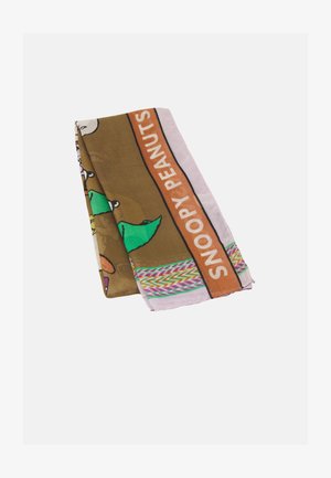 PEANUTS - Scarf - khaki dark