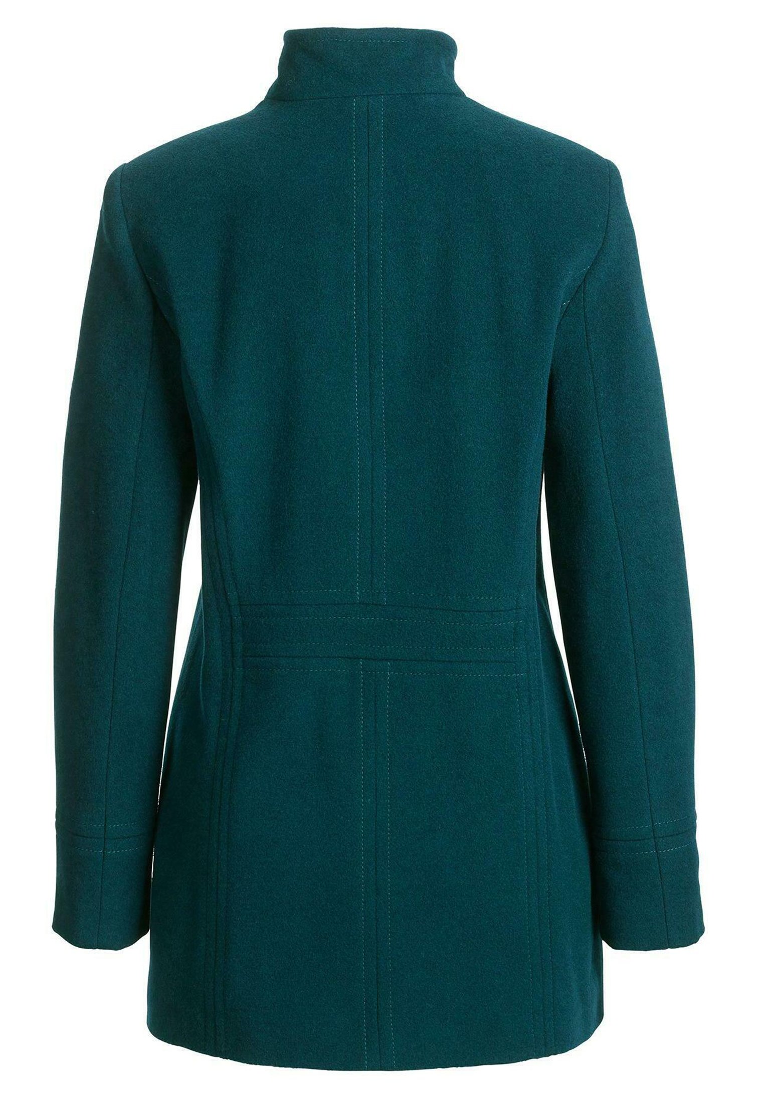 aqua wool coat