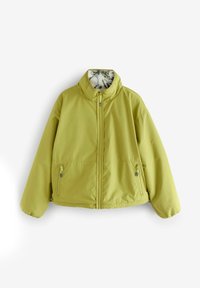 Next REVERSIBLE FLORAL - Žieminė striukė - lime green