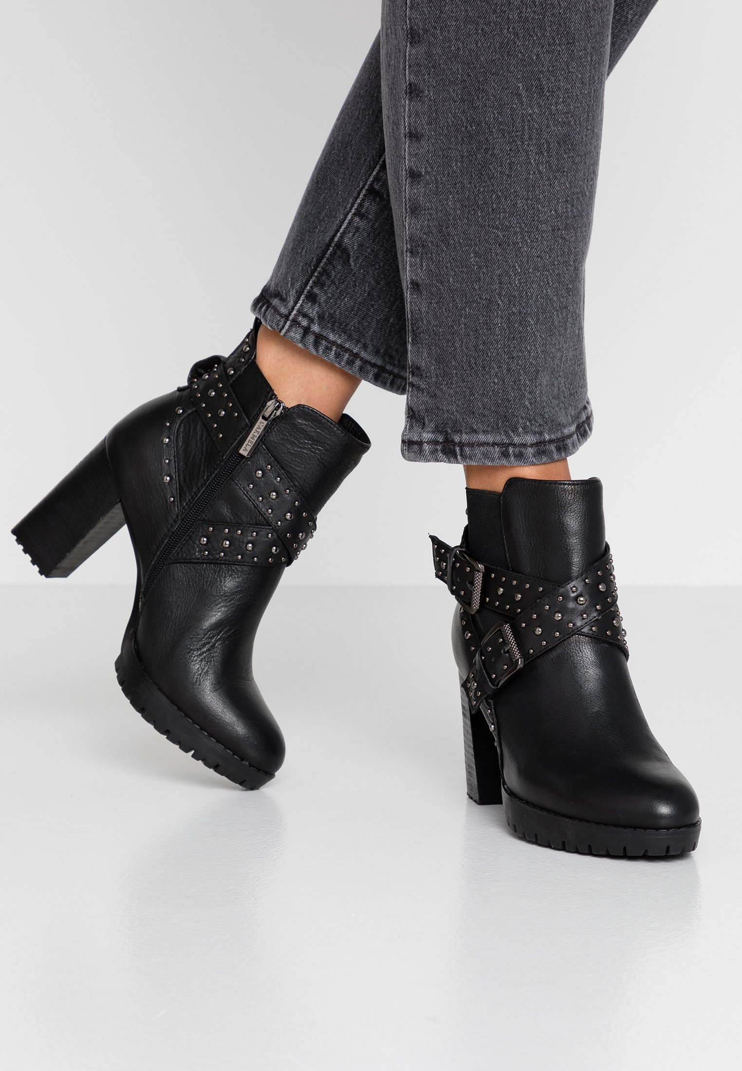 Carmela Ankelboots med høye hæler black Zalando.no Carmela Høye joggesko black Zalando.no