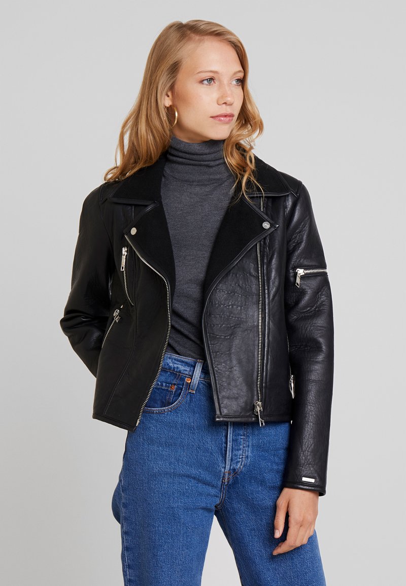 Maze SONARA - Lederjacke - black