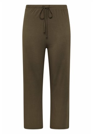 Yours Clothing, PLUS SIZE WIDE LEG TROUSERS - Stoffhose - brown