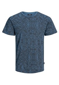 Jack & Jones PREMIUM T-shirt med print - dark-blue denim