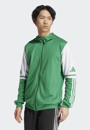 Felpa con zip - verde