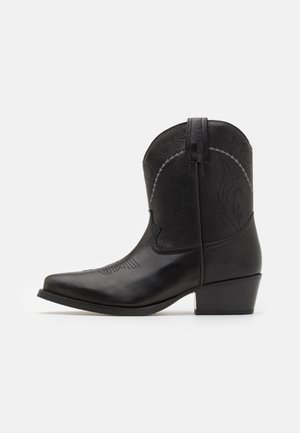 The Kooples CHAUSSURES - Cowboy és motoros csizmák - black
