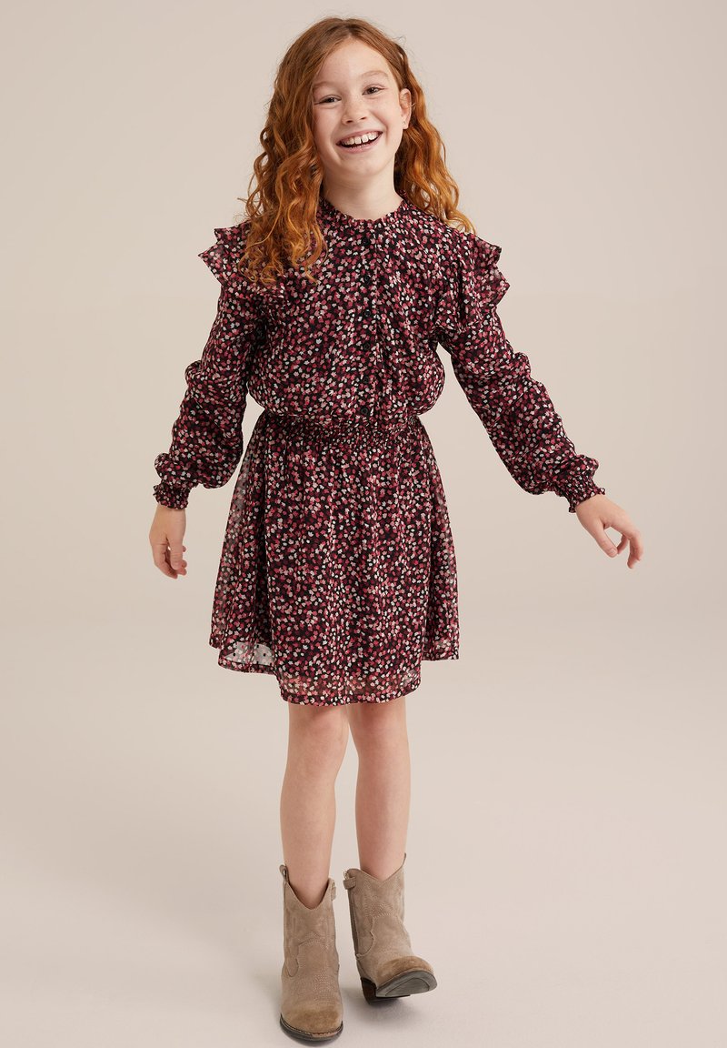 WE Fashion Košilové šaty - black