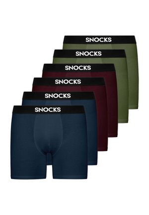 LONG LEG - Boxerbriefs - mix rot olive blau