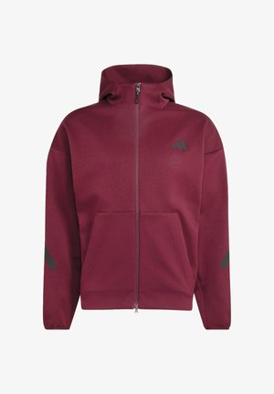 adidas Sportswear, ADIDAS Z.N.E. FULL ZIP - Sweat zippé - maroon
