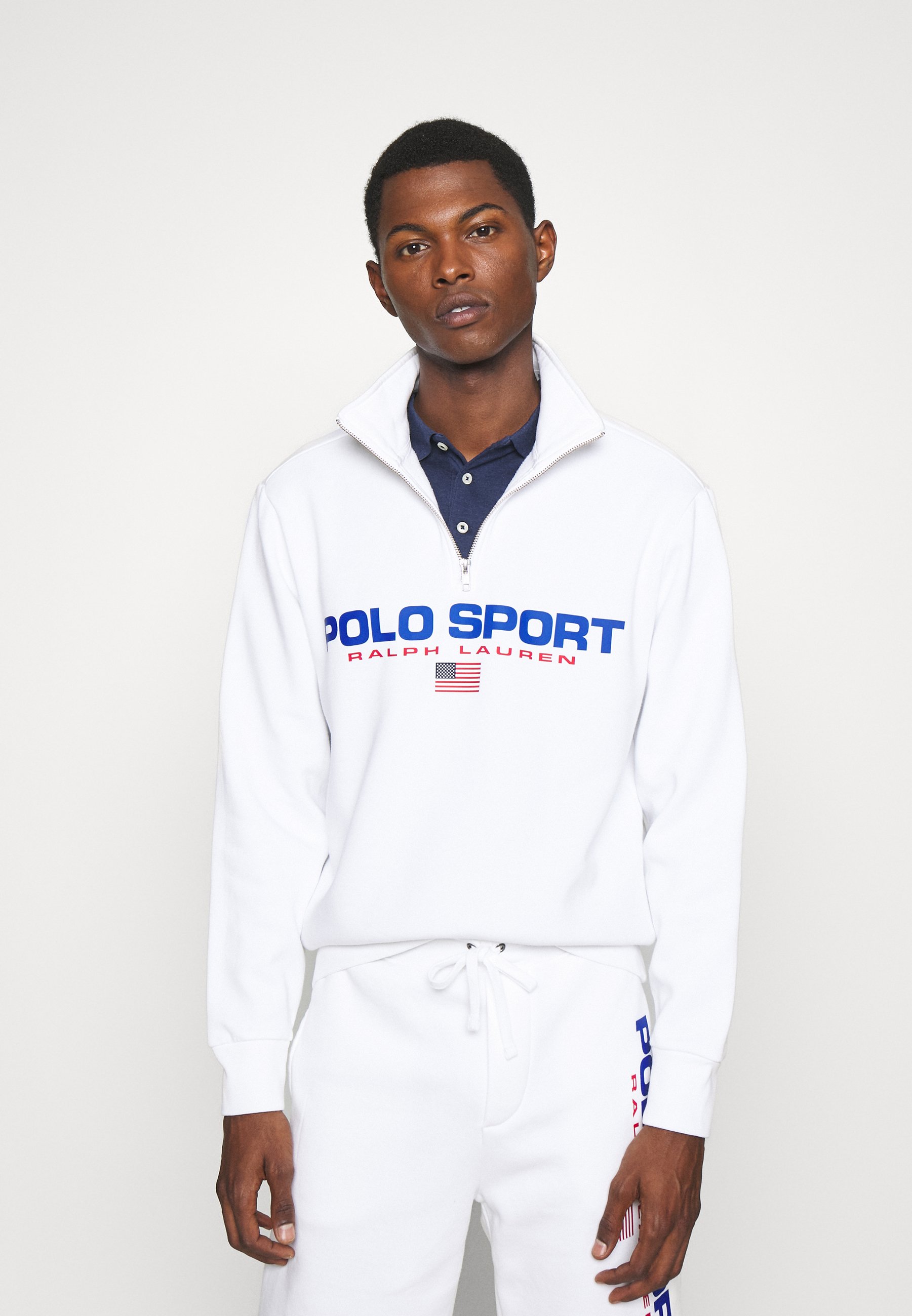 Polo Ralph Lauren POLO SPORT FLEECE SWEATSHIRT - Sweatshirt - white -  