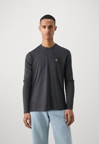 Belstaff LONG SLEEVE - Hosszú ujjú felső - charcoal heather