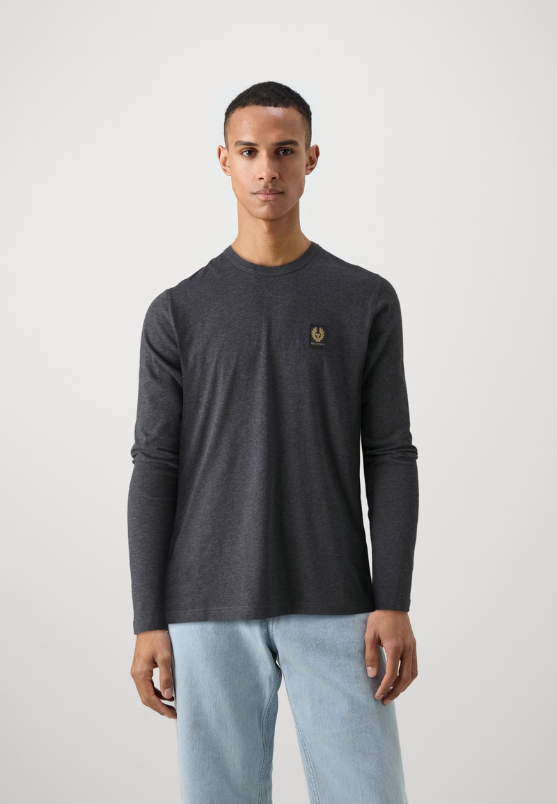 Belstaff LONG SLEEVE - Hosszú ujjú felső - charcoal heather