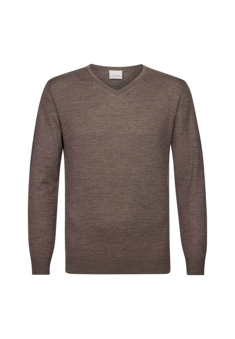 PROFUOMO Trui donkerbruin