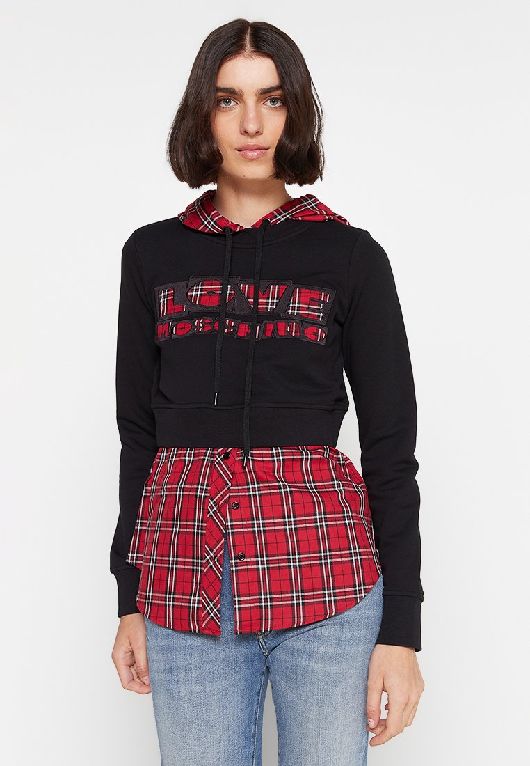 Love Moschino Hoodie zwart Love Moschino Hoodie zwart