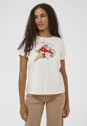 JOLIY - T-Shirt print - red bouquet cone