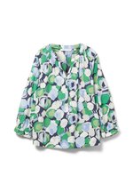 TOM TAILOR Blusa Donna A Quadri - Maniche Lunghe, Colletto Classico, Chiusura Con Bottoni