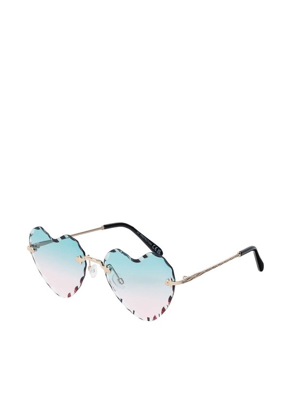 Sonnenbrille - türkis rosa