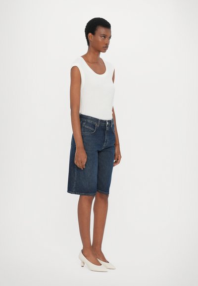 CLOSED JENICA - Jeansshorts - dark blue