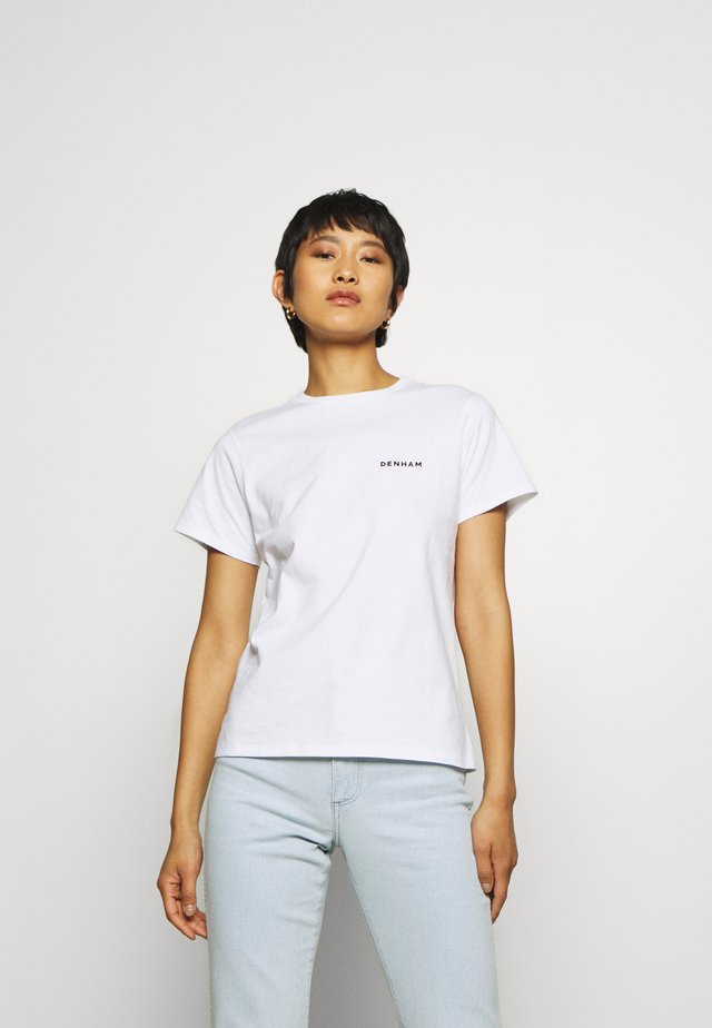 SUKA CAMELLIA TEE - Printtipaita - white