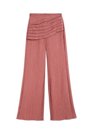 Scalpers, SCALPERS CRINKSAT PANT - Pantaloni - pink