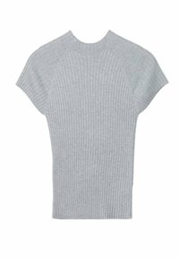 Stradivarius WITH CAP SLEEVES  - Základné tričko - grey