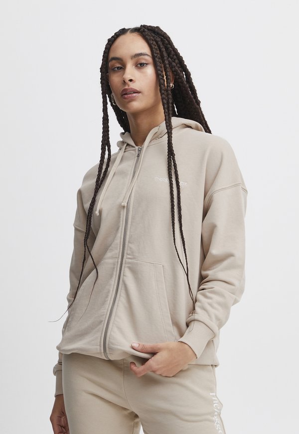 JCSAFINE - Zip-up sweatshirt - doeskin