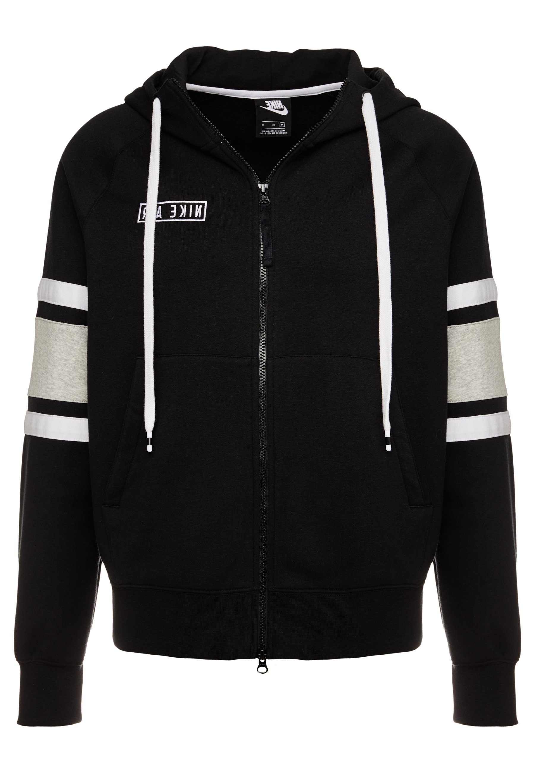 Nike Sportswear HOODIE Sweatjacke blackwhitegrey Nike Sportswear HOODIE Sweatjacke blackwhitegrey