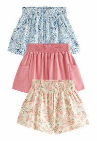 Next - 3 PACK  - REGULAR FIT - Rövidnadrágok - pink ditsy floral blue floral Miniatűr kép 1