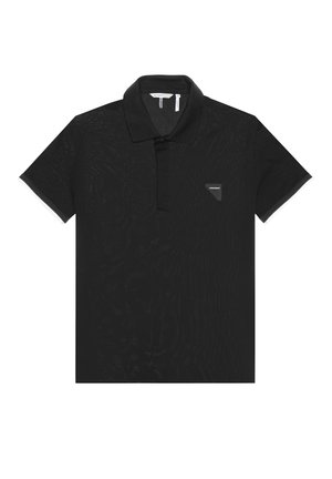 IN MERCERIZED WITH INJECTION LOGO PATCH - Polo - black