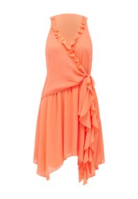 Forever New RUFFLE MINI DRESS  - Koktélruha / Partiruha - siren glow