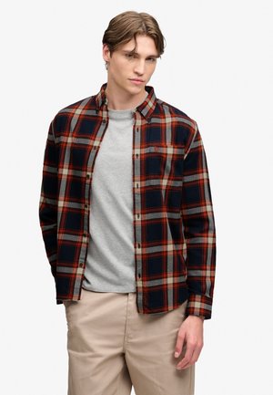 Superdry & Co, Camisa - worker check navy