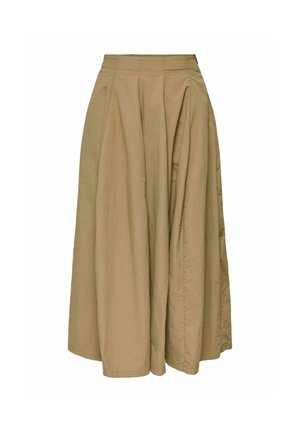 JDY, SKIRT JDYESTELLE MIDI SKIRT - Jupe trapèze - khaki
