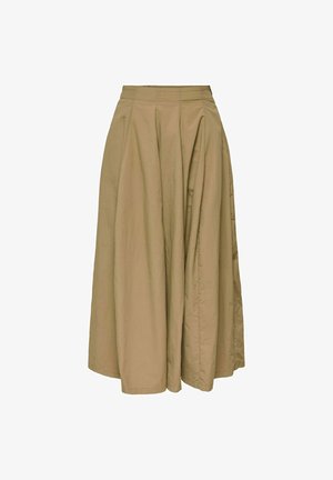 JDY, SKIRT JDYESTELLE MIDI SKIRT - Jupe trapèze - khaki