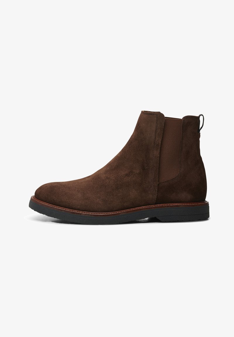 Shoe The Bear CHELSEA -KIP - Klasične gležnjače - chocolate