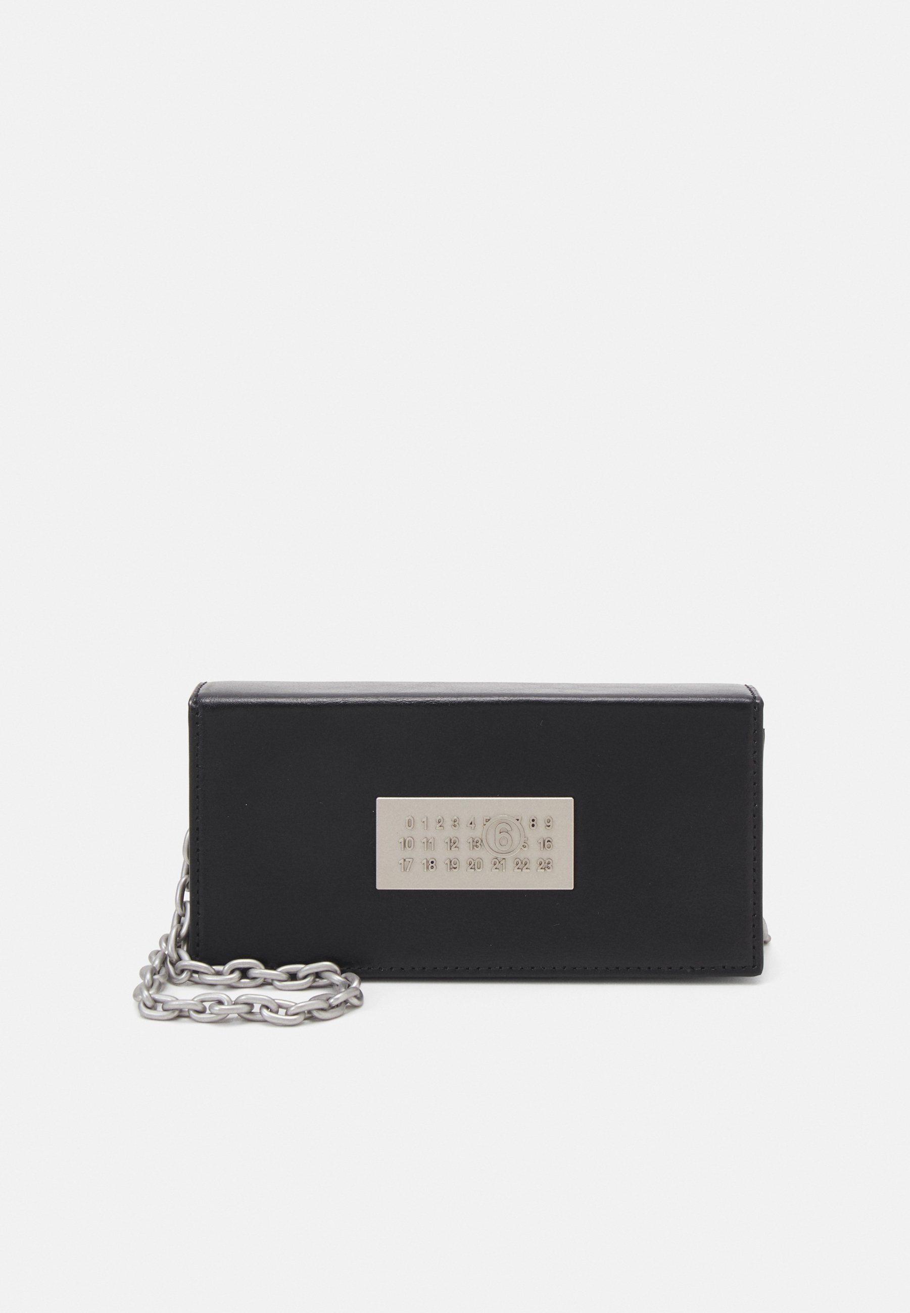 MM6 Maison Margiela NUMERIC CHAIN WALLET - Across body bag - black 