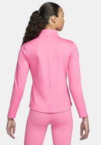 Nike Performance ONE HALF ZIP - Camisola de manga comprida - pinksicle/white
