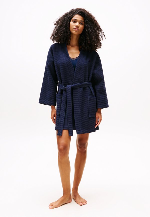 ESSENTIAL LOUNGE WAFFLE BATHROBE - Dressing gown