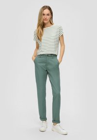 s.Oliver REGULAR - Chinos - petrol