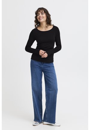 Fransa FRKasic - Pikkade varrukatega topp - (noos) black