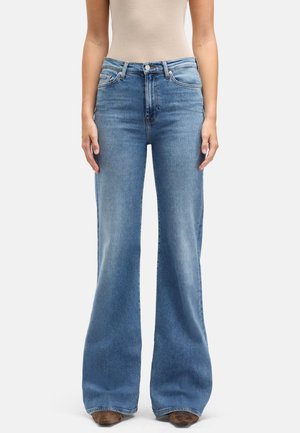 Flared Jeans - mid blue