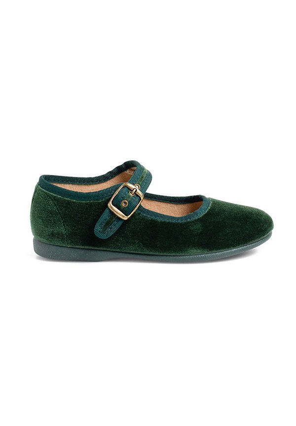 TERCIOPELO HEBILLA - Lauflernschuh - verde