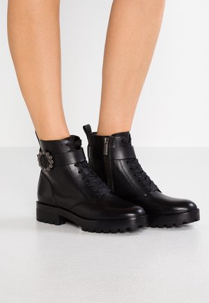 Bottines à plateau - black
