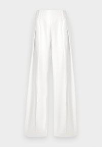 HIGH WAIST CINCH TROUSER - Pantaloni - ivory