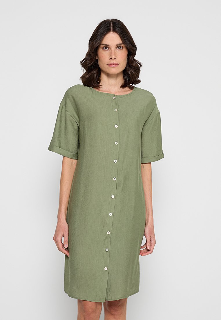 Le Jardin Du Lin Blousejurk kaki